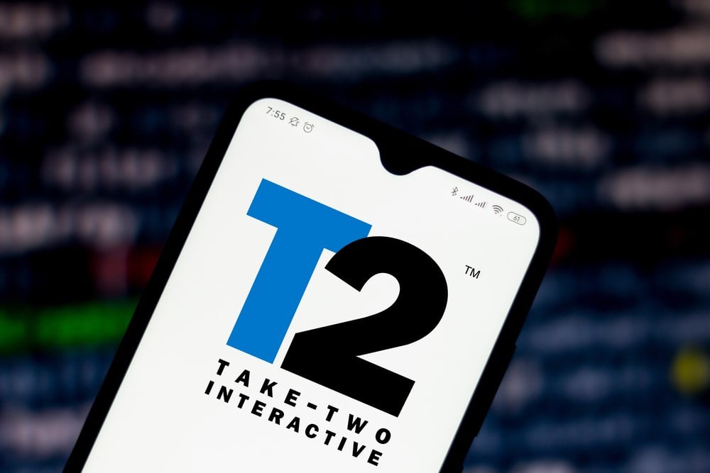 Take-Two Interactive stock price and logo