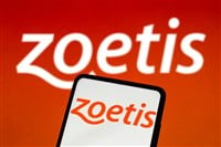 Zoetis stock price forecast and logo 